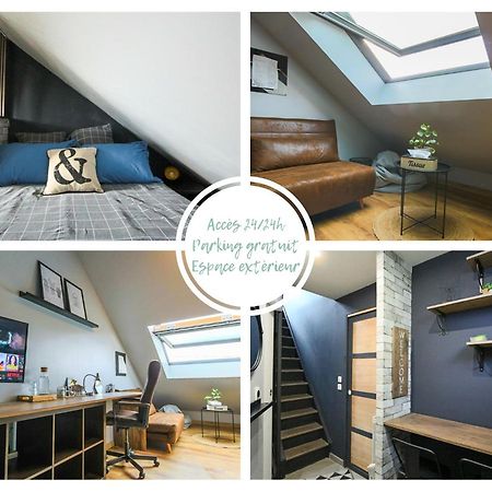 Maisonnette En Duplex Avec Terrasse Breux-Jouy Ngoại thất bức ảnh