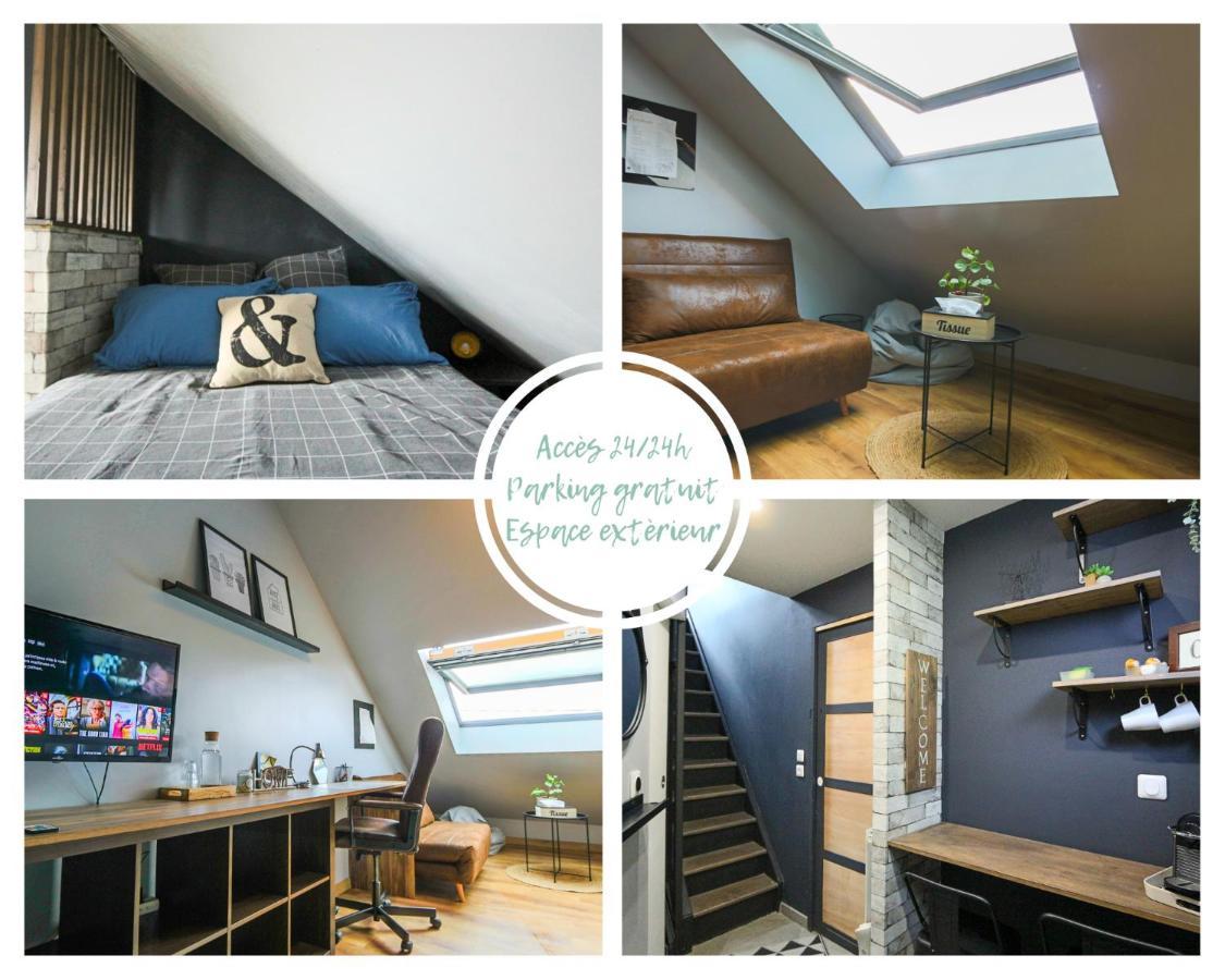 Maisonnette En Duplex Avec Terrasse Breux-Jouy Ngoại thất bức ảnh